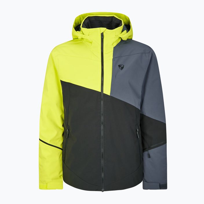 Men's ski jacket ZIENER Timpa black-green 224201