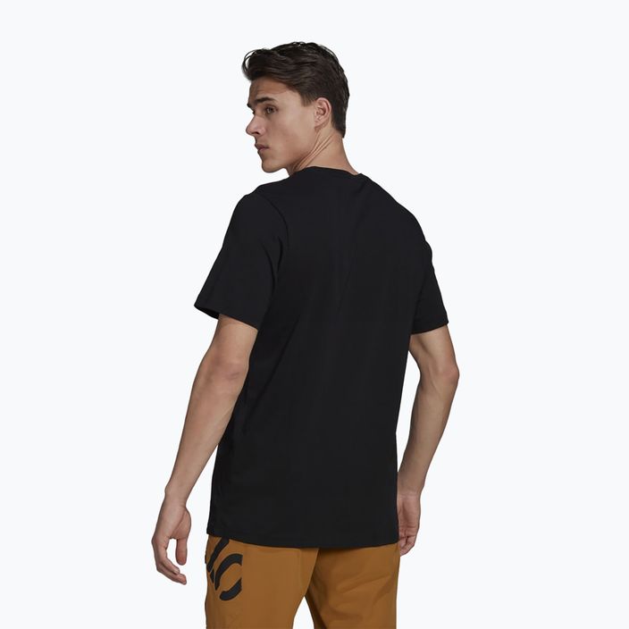 Men's adidas FIVE TEN Brand Of The Brave cycling T-shirt black 3