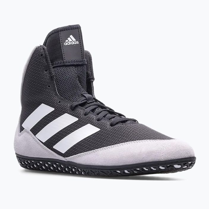 Adidas Mat Wizard 5 boxing shoes black and white FZ5381 11