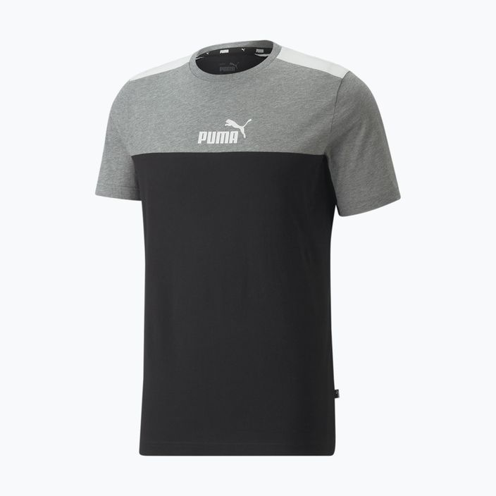 Men's PUMA ESS+ Block Tee puma black 4