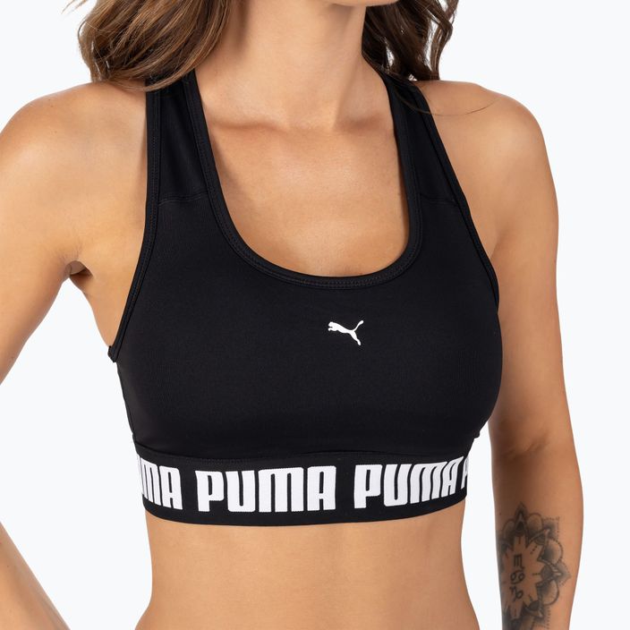 PUMA Mid Impact Puma Strong PM fitness bra black 521599 01 4