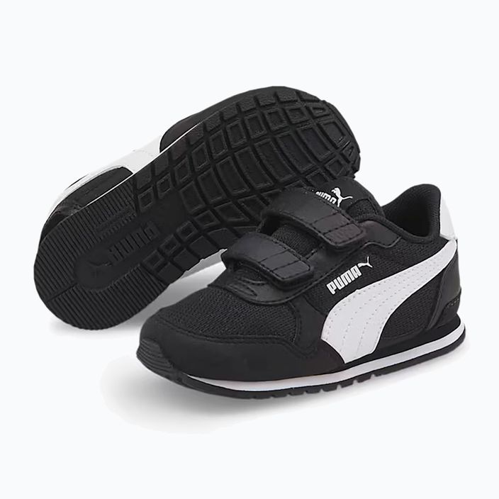 PUMA ST Runner v3 Mesh V Inf children's shoes puma black/puma white 3