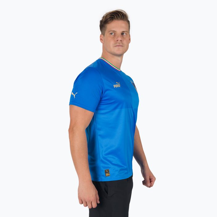 Men's football jersey PUMA Figc Home Jersey Replica blue 765643 01 3