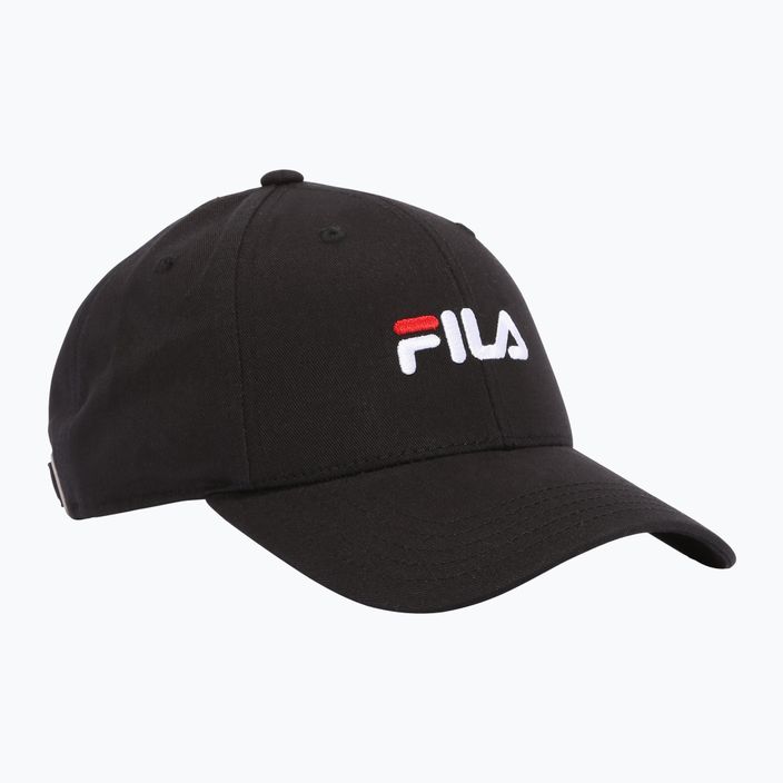 FILA Brasov 6 Panel With Linear Logo black baseball cap