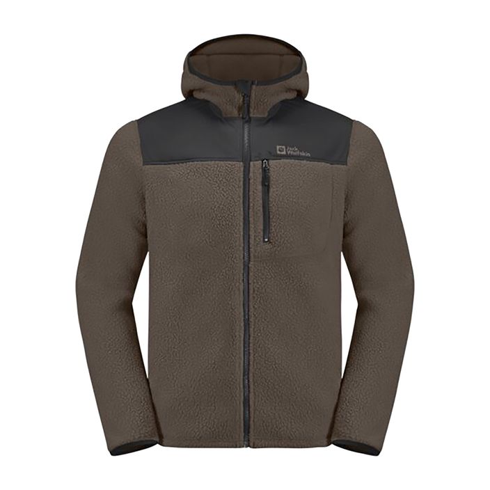 Jack Wolfskin men's fleece jacket Kammweg Pile Fz cold coffee 2