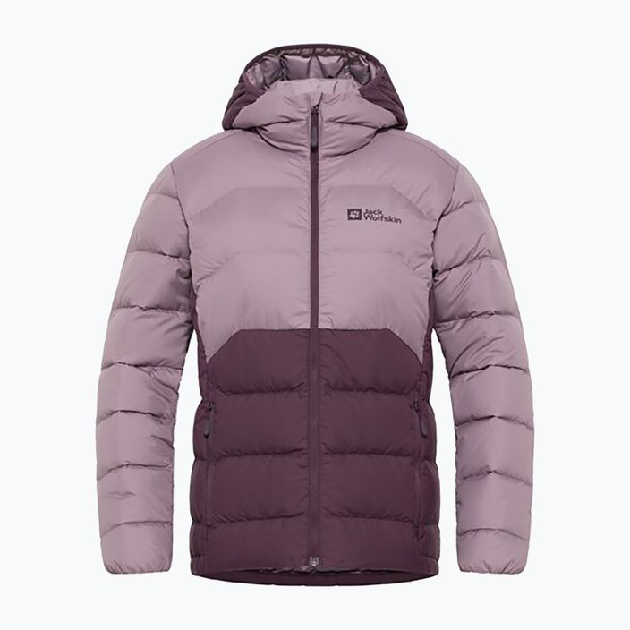 Jack Wolfskin women's down jacket Ather Down Hoody midnight plum 7