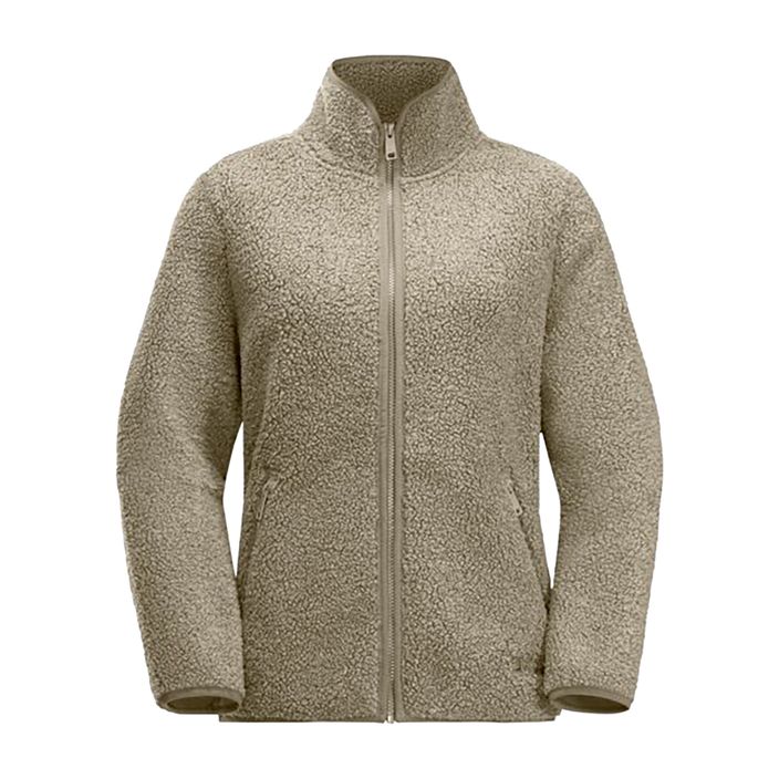 Jack Wolfskin women's fleece sweatshirt High Curl anis 2