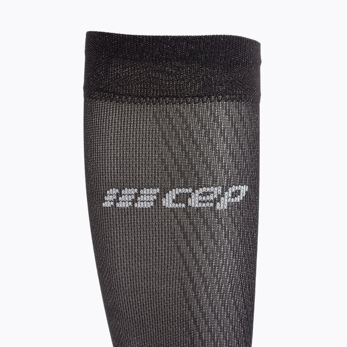 CEP Ultralight black/light grey men's compression running socks 3