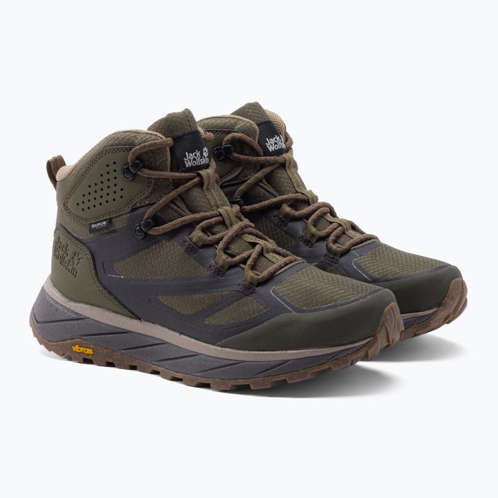 Jack Wolfskin men's Terraventure Texapore brown trekking boots 4051521_5347 5