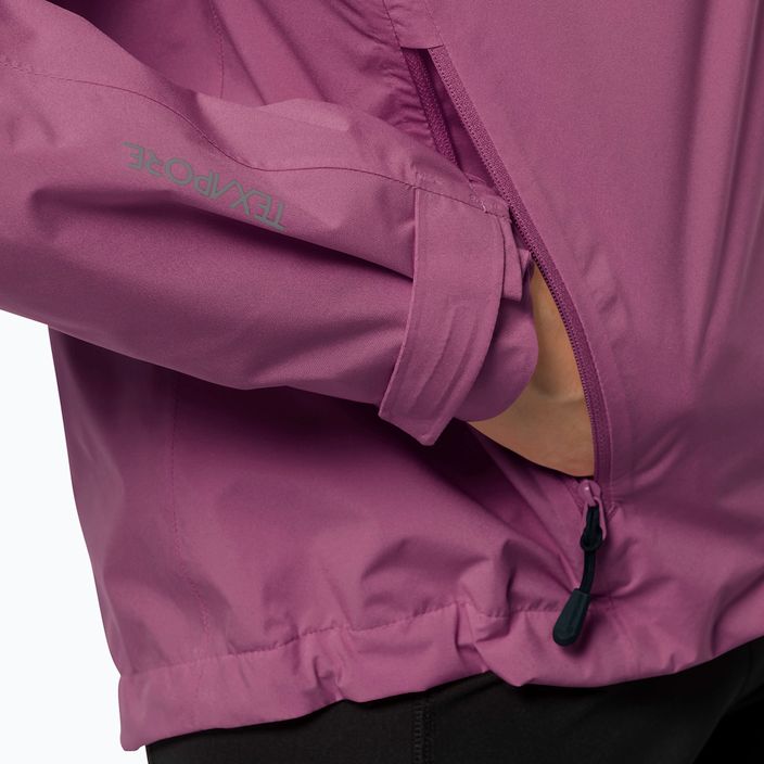 Jack Wolfskin women's Tasman Peak rain jacket pink 1114991_2094 3
