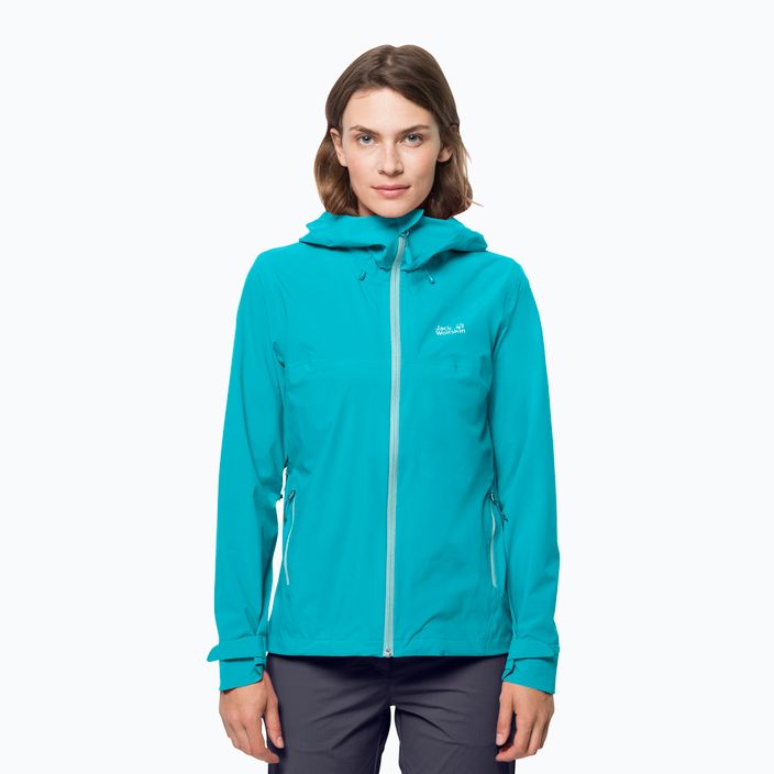 Jack Wolfskin women's hardshell jacket Highest Peak 2.5L blue 1115111_1621
