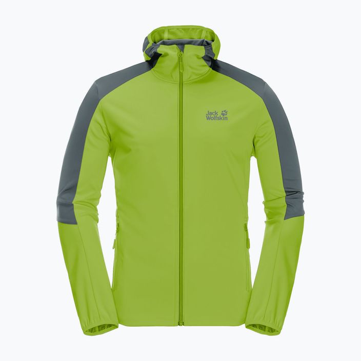 Jack Wolfskin Go Hike men's softshell jacket green 1306921_4073 4