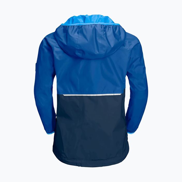 Jack Wolfskin Rainy Days children's rain jacket blue 1604815_1201 8