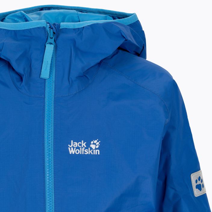 Jack Wolfskin Rainy Days children's rain jacket blue 1604815_1201 3