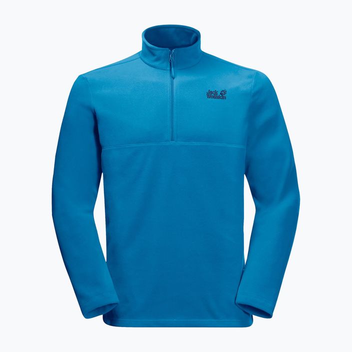 Jack Wolfskin men's fleece sweatshirt Gecko blue 1709521_1361
