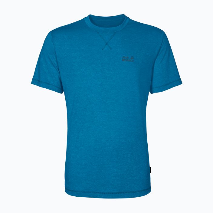 Jack Wolfskin men's trekking t-shirt Crosstrail blue 1801671_1361 3