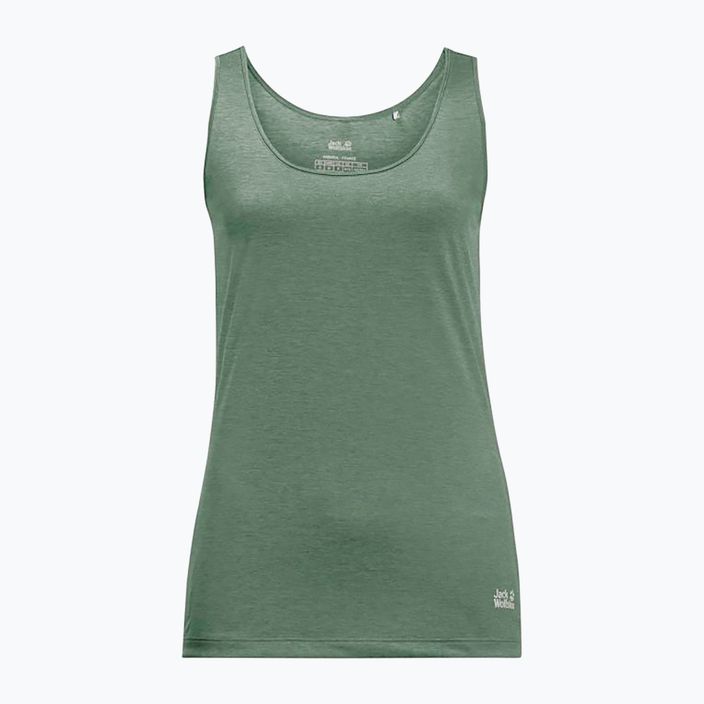 Jack Wolfskin women's trekking t-shirt Pack & Go Tank green 1807282_4311 5