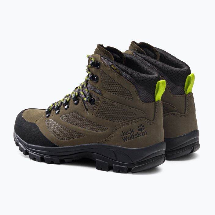 Jack Wolfskin men's trekking boots Rebellion Texapore Mid khaki 4051171 3