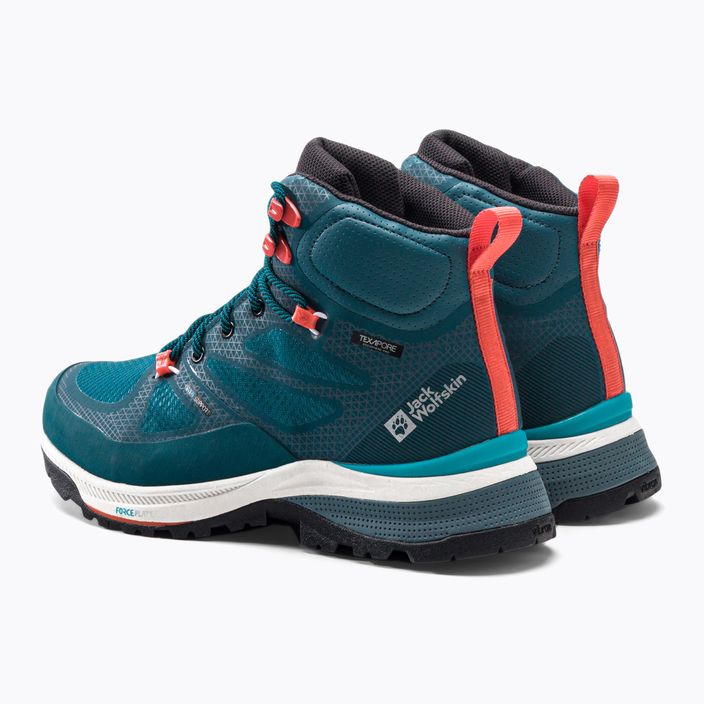 Jack Wolfskin Force Striker Texapore Mid women's trekking boots blue 4038873 3