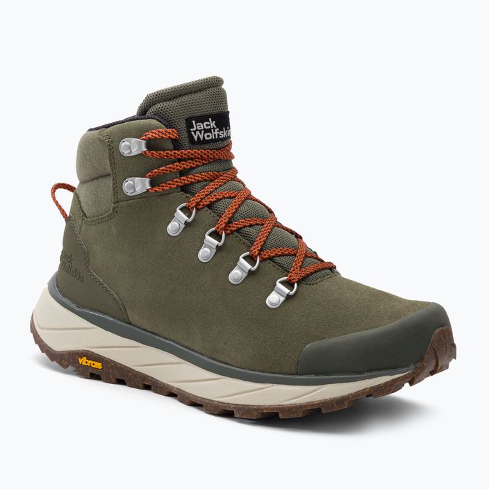Jack Wolfskin men's Terraventure Urban Mid trekking boots green 4053561