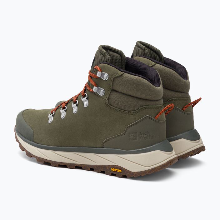 Jack Wolfskin men's Terraventure Urban Mid trekking boots green 4053561 3