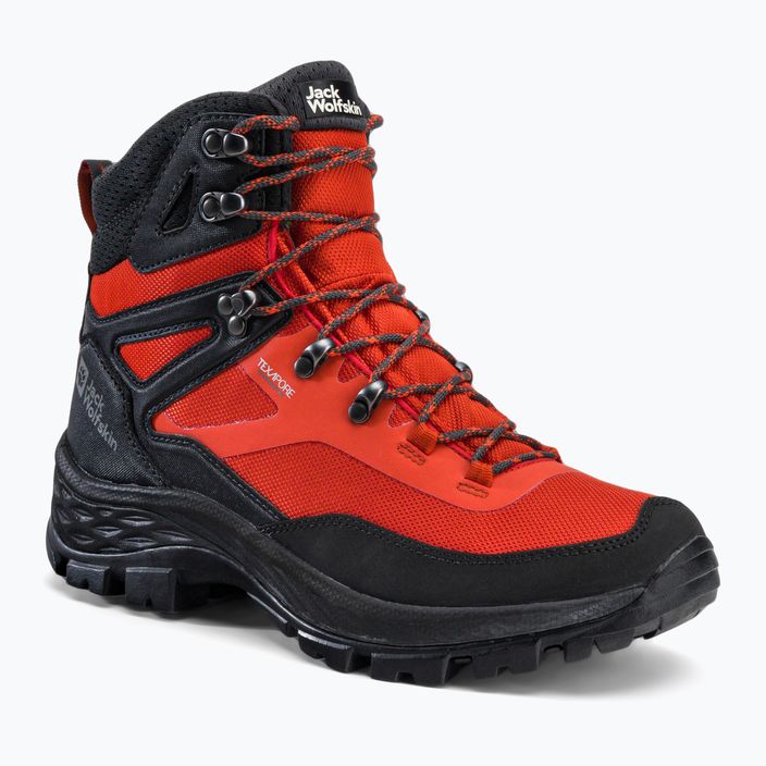 Jack Wolfskin men's trekking boots Rebellion Guide Texapore Mid orange 4053791