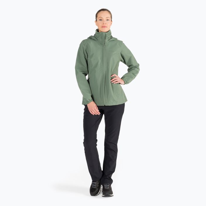 Jack Wolfskin women's Stormy Point 2L rain jacket green 1111202_4311 2
