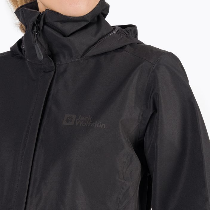 Jack Wolfskin Stormy Point 2L women's rain jacket black 1111202_6000 5