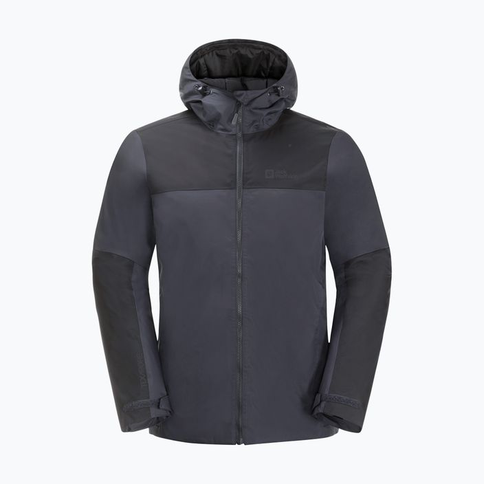 Jack Wolfskin men's winter jacket Jasper Ins grey 1114321_6230 6
