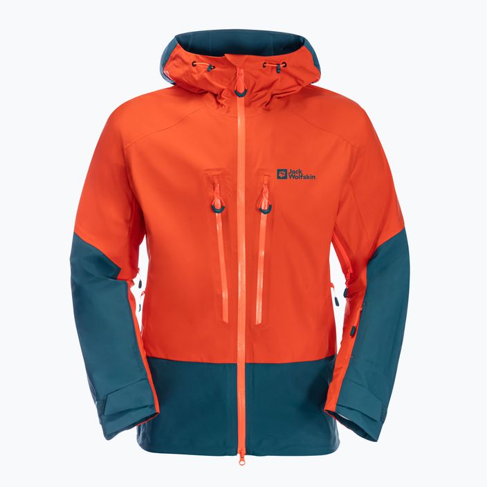 Jack Wolfskin men's ski jacket Alpspitze 3L orange 1115181 8