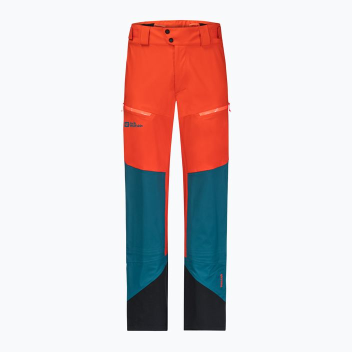 Jack Wolfskin men's Alpspitze 3L ski trousers orange 1115191 7