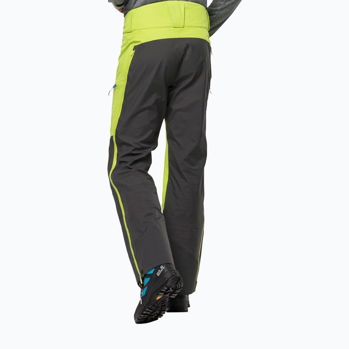 Jack Wolfskin men's Alpspitze 3L ski trousers green/black 1115191 2