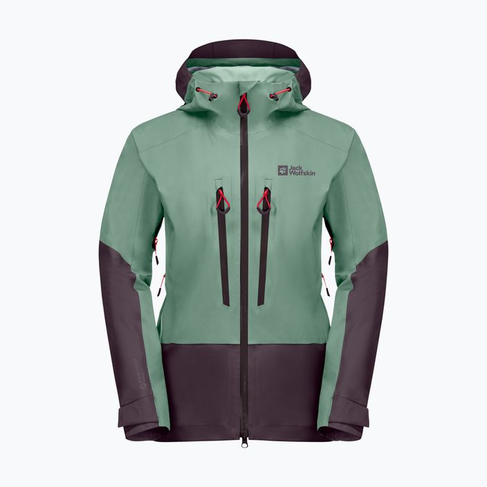 Jack Wolfskin Alpspitze 3L women's ski jacket green 1115201 11