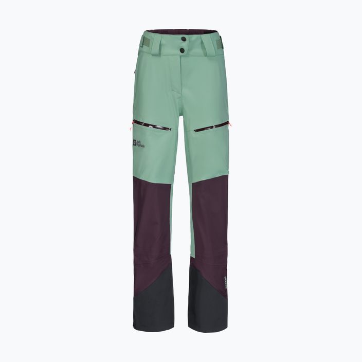 Jack Wolfskin women's Alpspitze 3L ski trousers green 1115211 8