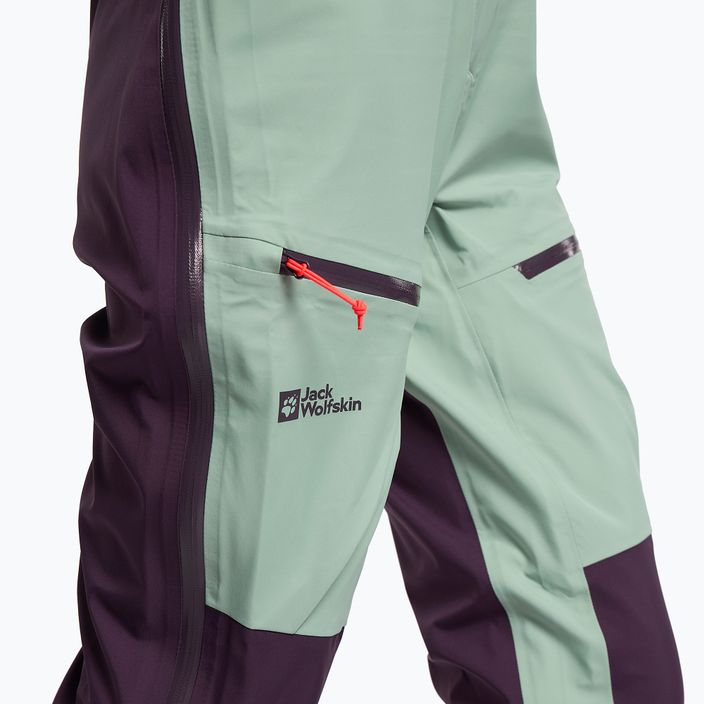 Jack Wolfskin women's Alpspitze 3L ski trousers green 1115211 6