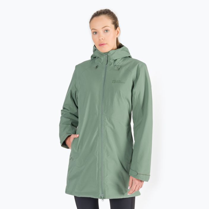 Jack Wolfskin women's winter jacket Heidelstein Ins green 1115681_4311