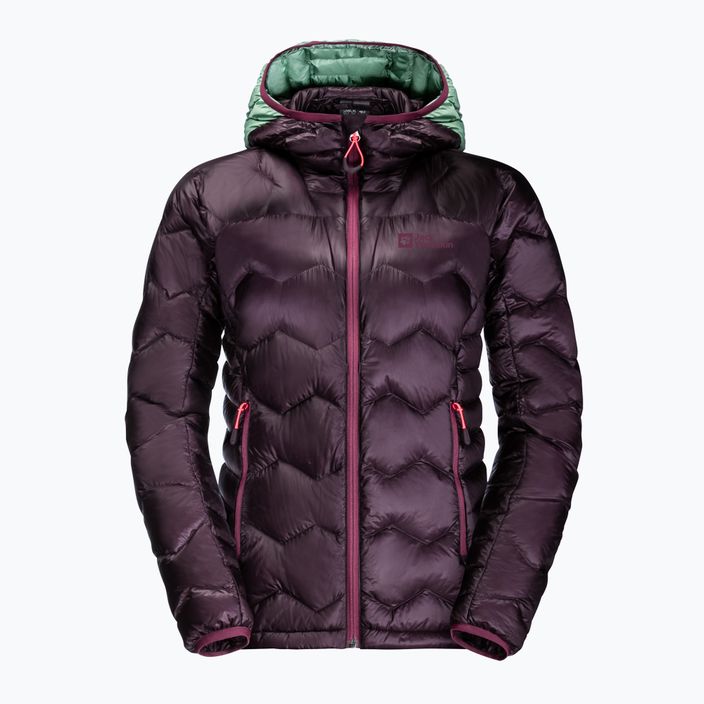 Jack Wolfskin women's Alpspitze Down Hoody ski jacket purple 1206791_2042 9