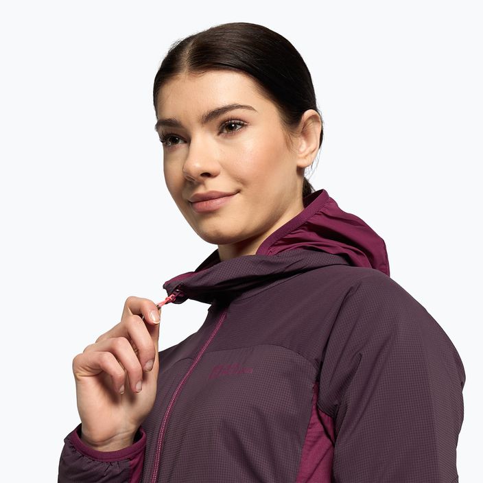 Jack Wolfskin women's ski jacket Alpspitze Ins Hoody purple 1206801_2042 6