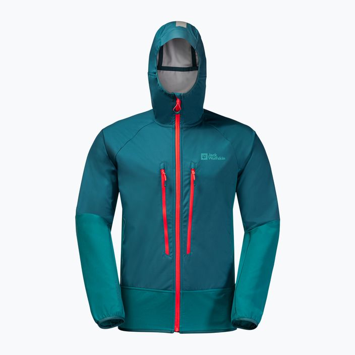 Men's Jack Wolfskin Alpspitze Hoody ski jacket green 1307371_4133 6