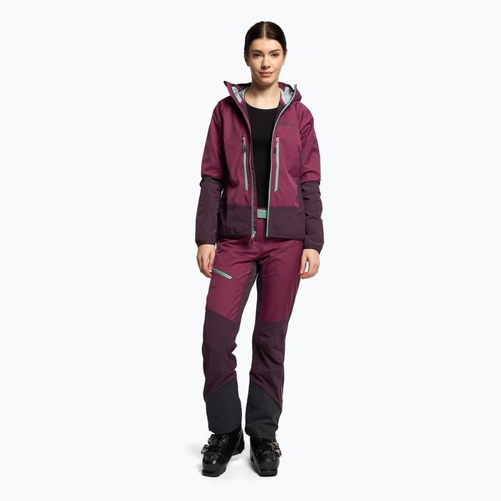 Jack Wolfskin Alpspitze Hoody women's ski jacket purple 1307391_1014 2