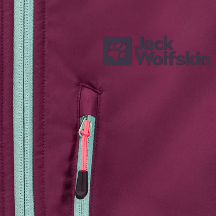 Jack Wolfskin Alpspitze Hoody women's ski jacket purple 1307391_1014 11
