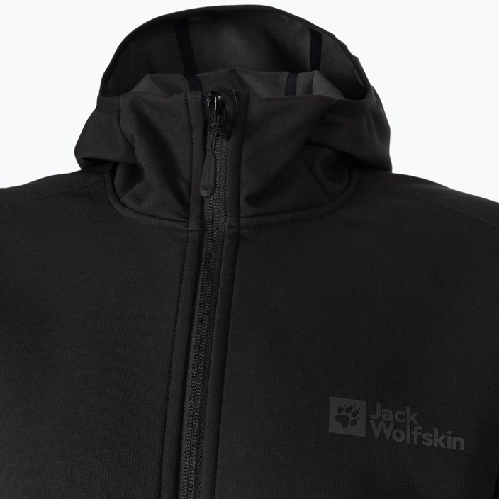 Jack Wolfskin Bornberg Hoody men's softshell jacket black 1307471_6000 9