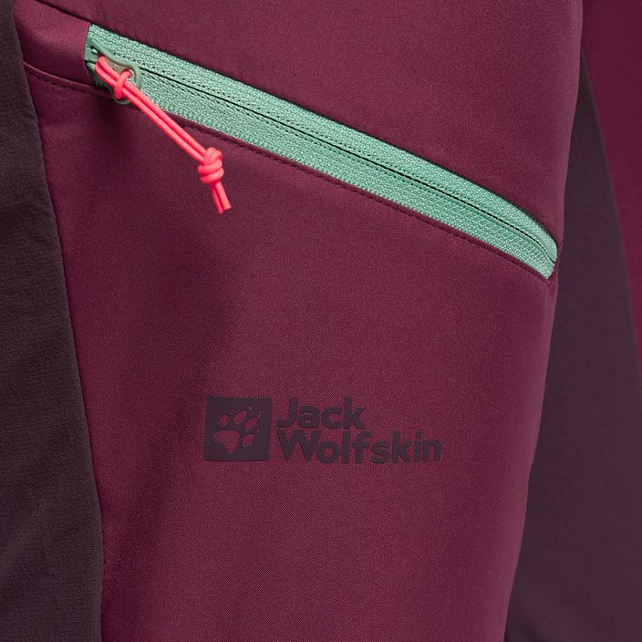Jack Wolfskin women's Alpspitze ski trousers pink 1507531 5