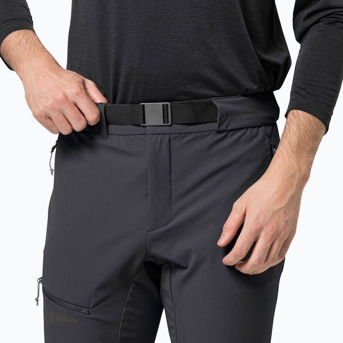 Jack Wolfskin men's softshell trousers Holdsteig black 1507571 3