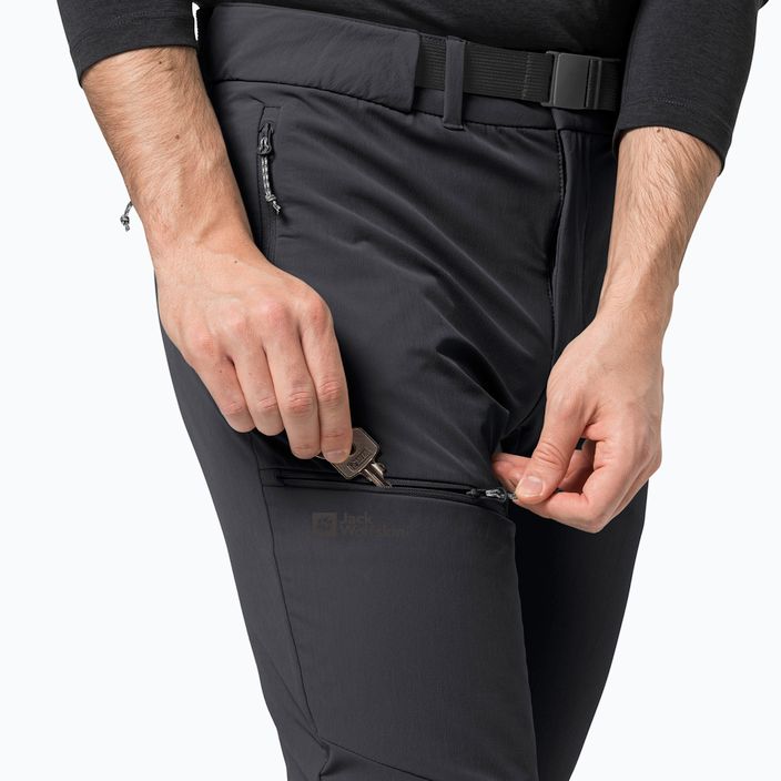 Jack Wolfskin men's softshell trousers Holdsteig black 1507571 4
