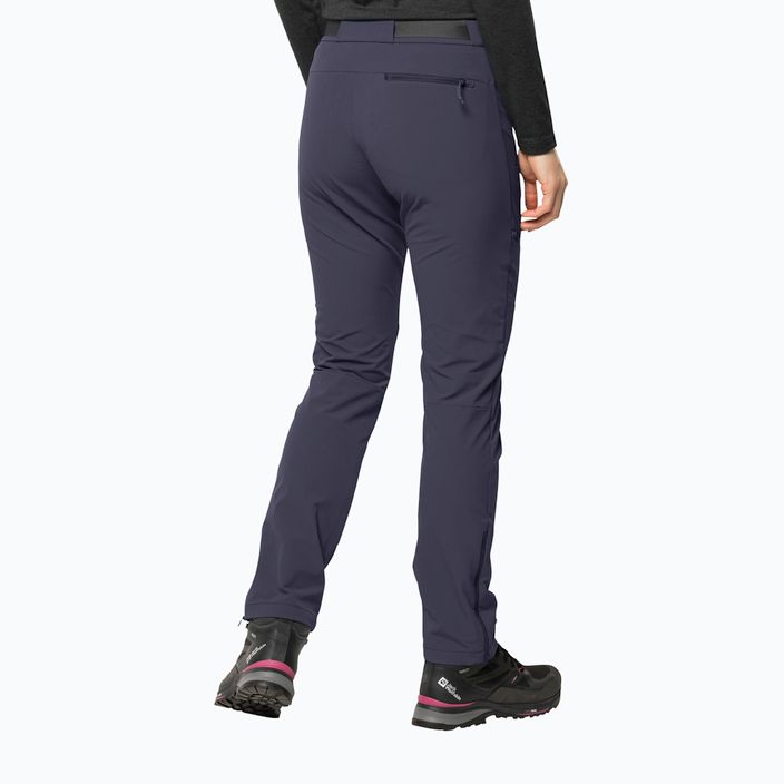 Jack Wolfskin women's softshell trousers Holdsteig black 1507701 3