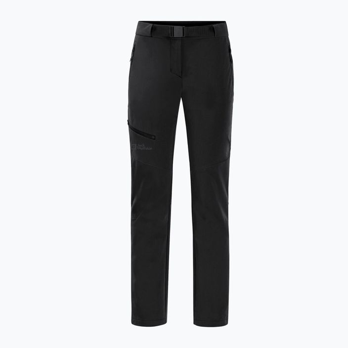 Jack Wolfskin women's softshell trousers Holdsteig black 1507701 8