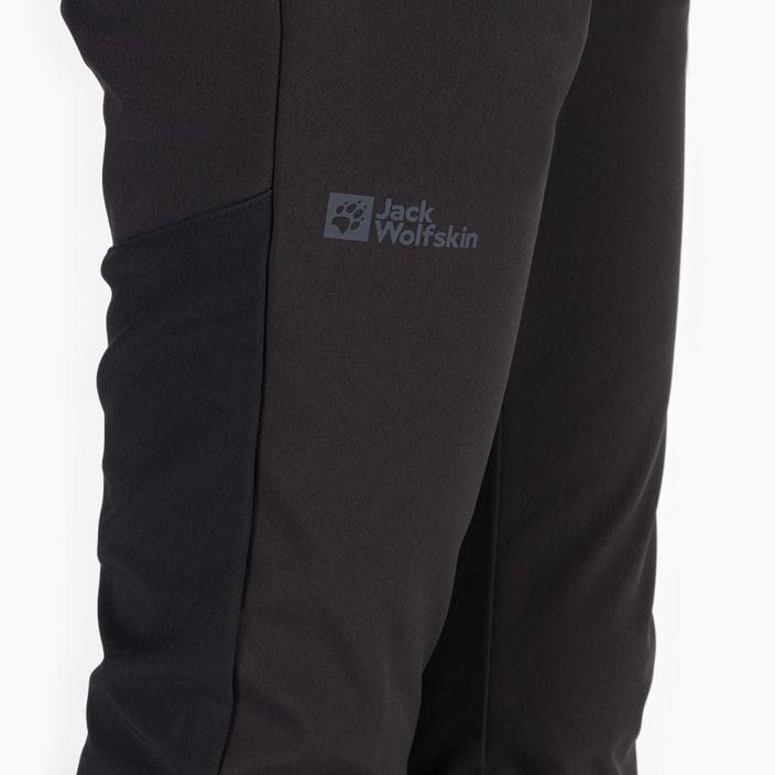 Women's softshell trousers Jack Wolfskin Stollberg black 1507721 7