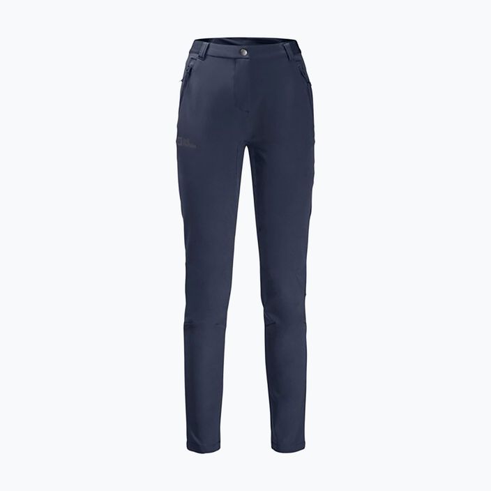 Jack Wolfskin women's softshell trousers Geigelstein Slim night blue 7