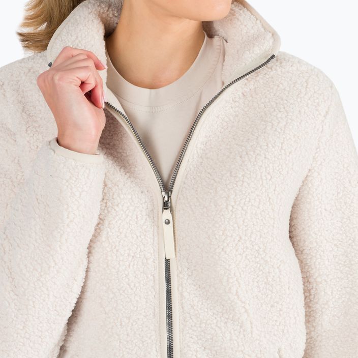 Jack Wolfskin women's High Cloud fleece sweatshirt white 1708731 7